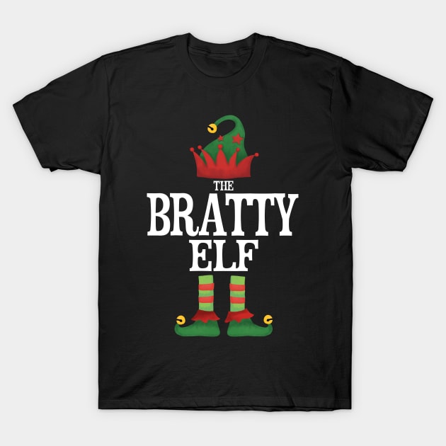 Bratty Elf Matching Family Group Christmas Party Pajamas T-Shirt by uglygiftideas